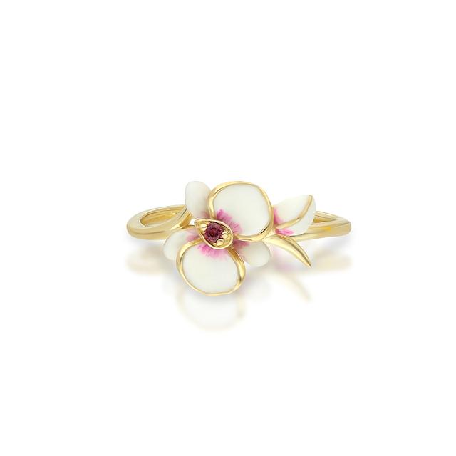 Pierścionek złoty Kwiaty Nocy