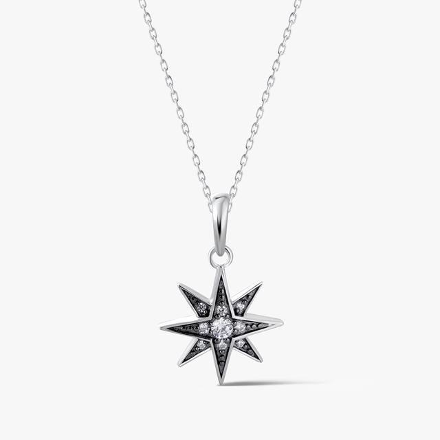 Wisiorek srebrny Royal Star