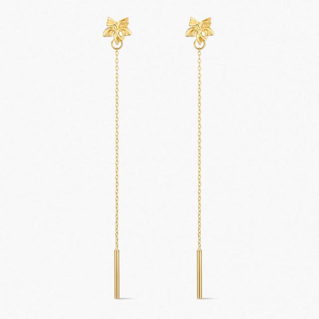 Kolczyki srebrne Follow