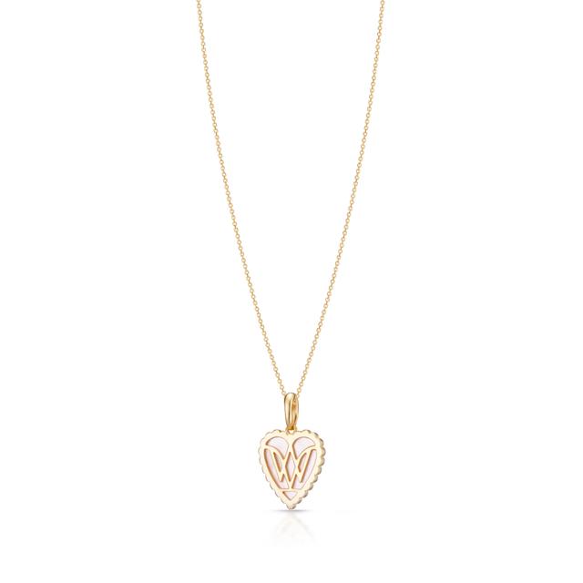 Wisiorek złoty Czułość