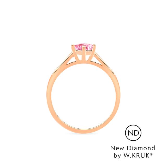 Pierścionek zaręczynowy złoty Doskonały