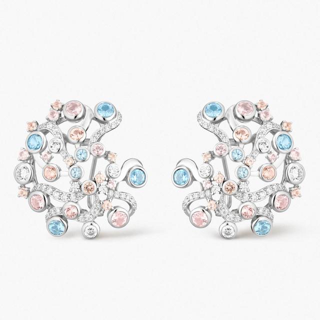 Kolczyki srebrne Balerina