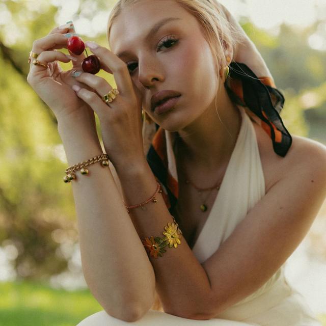 Bransoleta Golden Beads Picky Pica Juicy