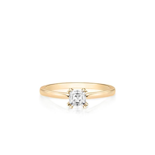 Pierścionek zaręczynowy złoty Królewski