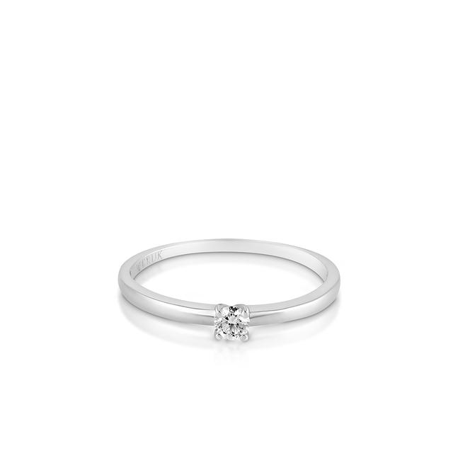 Pierścionek zaręczynowy złoty Szczęśliwy