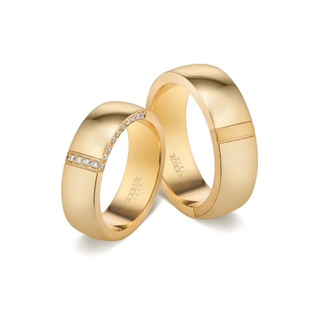 Obrączka złota EDGE męska