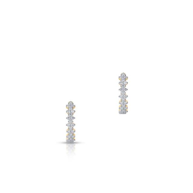 Kolczyki złote z brylantami