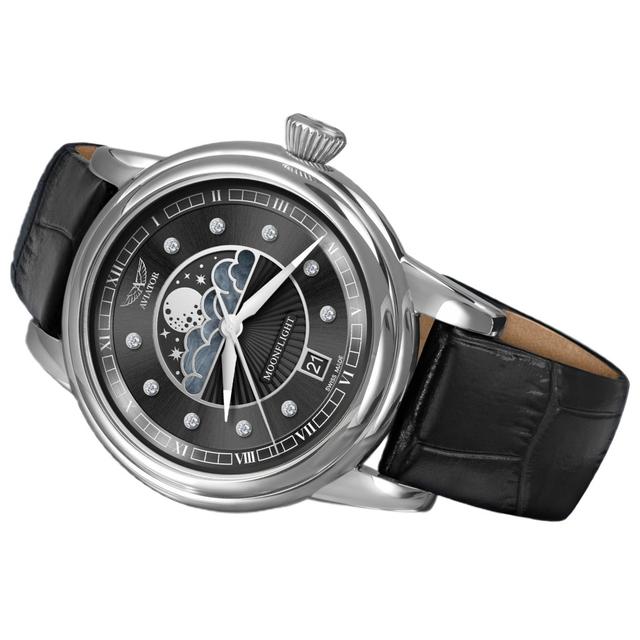 ZEGAREK AVIATOR DOUGLAS MOONFLIGHT DIAMOND EDITION