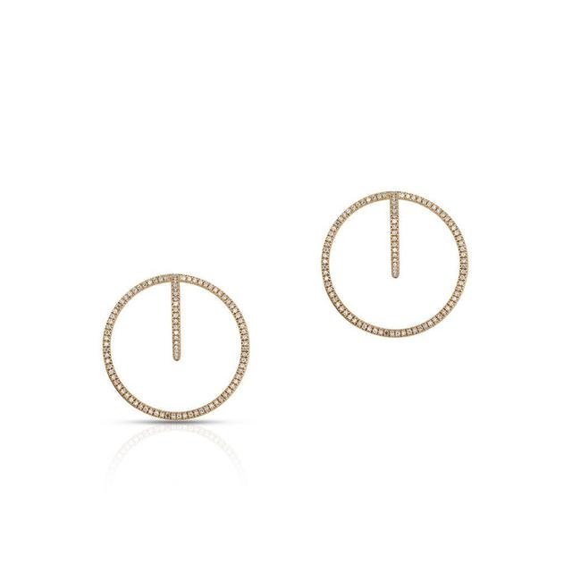 Kolczyki złote koła W.KRUK