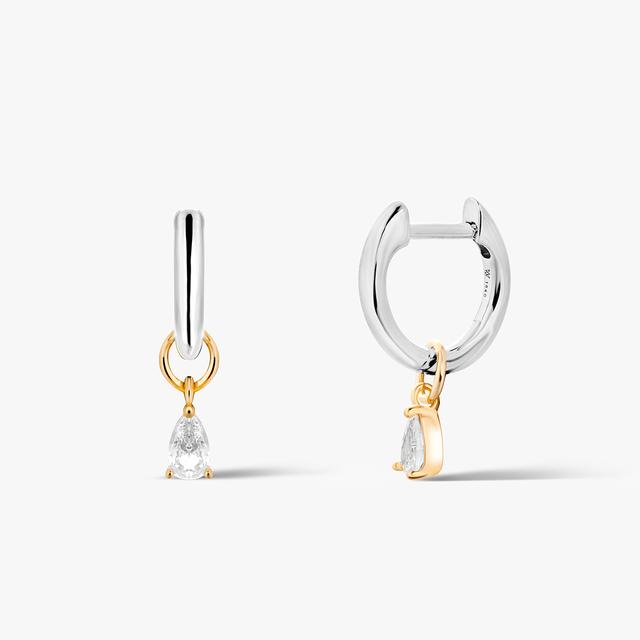 Kolczyki srebrne z cyrkoniami