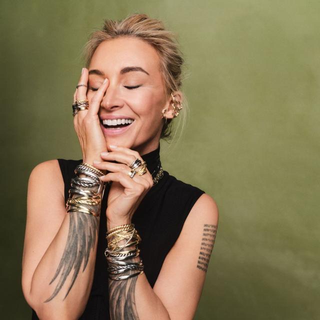 Bransoleta srebrna Freedom Forever