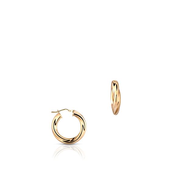 Kolczyki złote koła