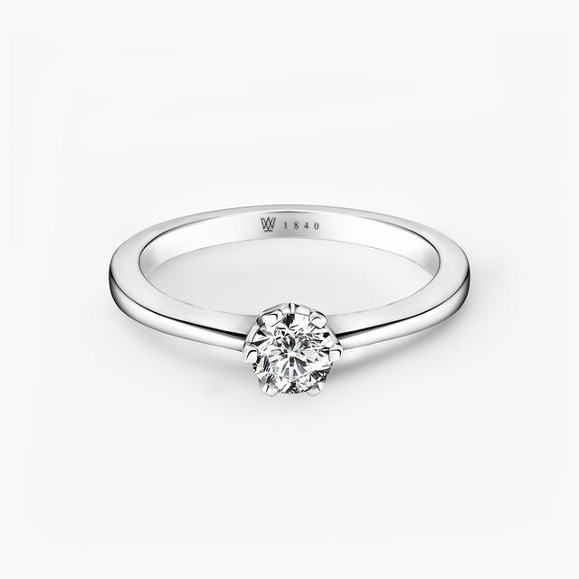 Pierścionek zaręczynowy złoty Jedyny