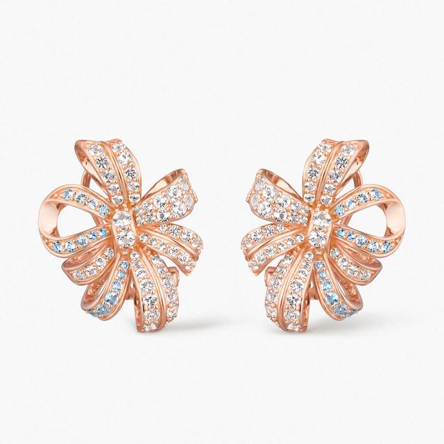 Kolczyki srebrne Balerina