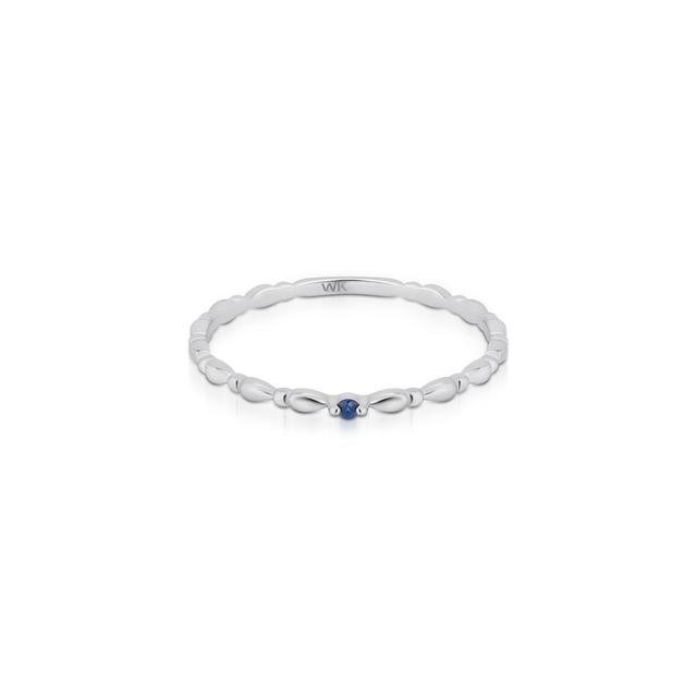 Pierścionek srebrny z cyrkonią