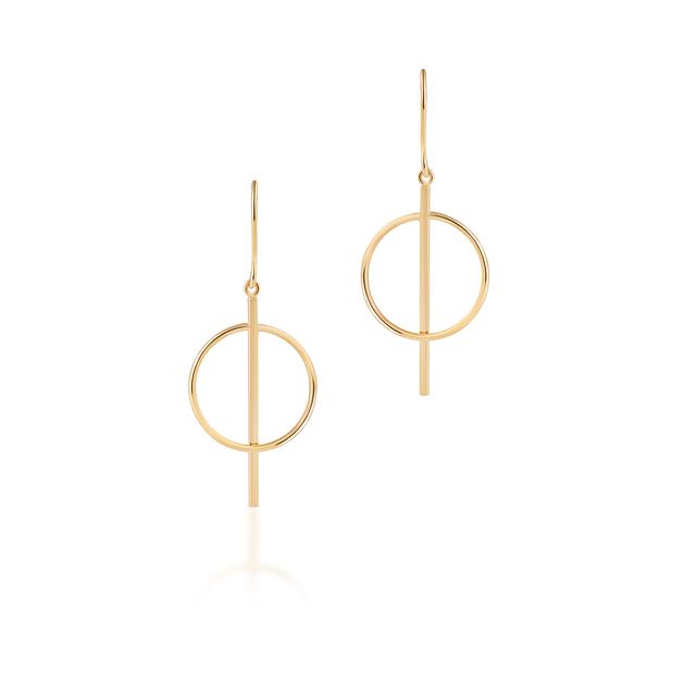 Kolczyki złote Koła W.KRUK