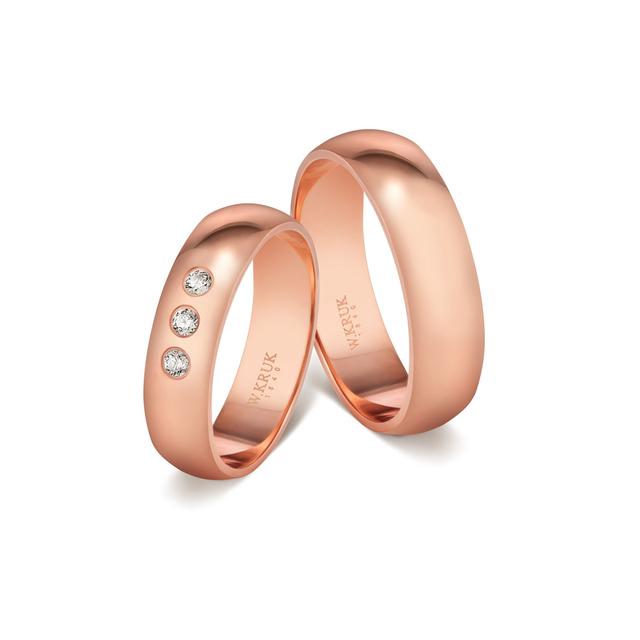 Obrączka złota PROMISO męska