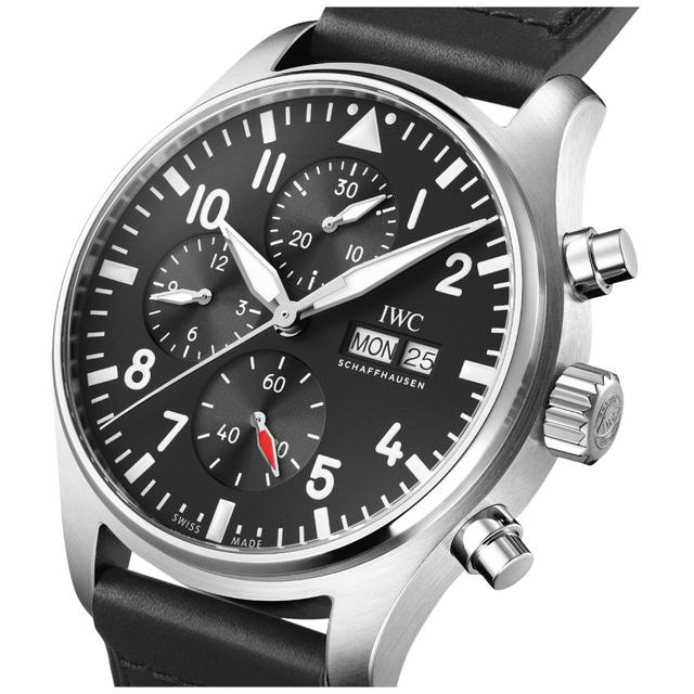 ZEGAREK IWC SCHAFFHAUSEN PILOT'S AUTOMATIC CHRONOGRAPH