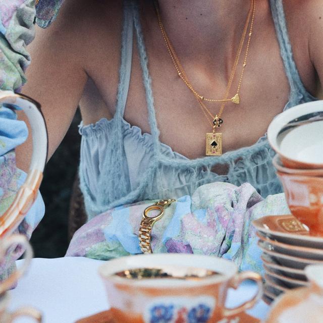 Naszyjnik Różowy Kier Wonderland