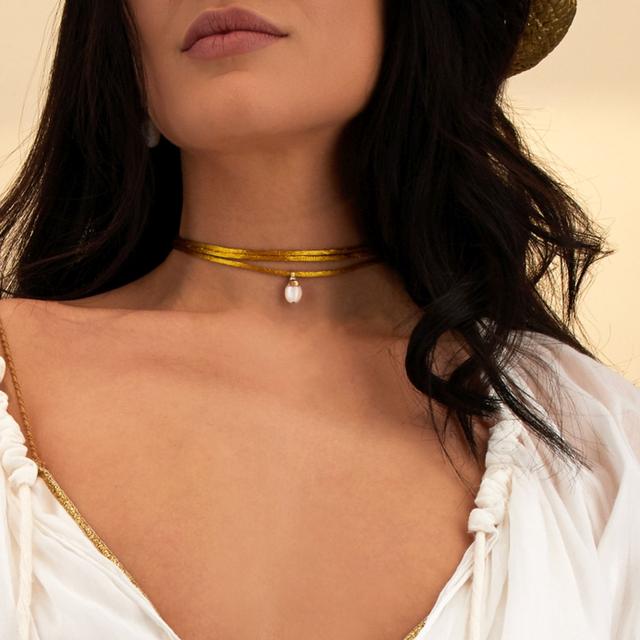 Naszyjnik złoty NANIS