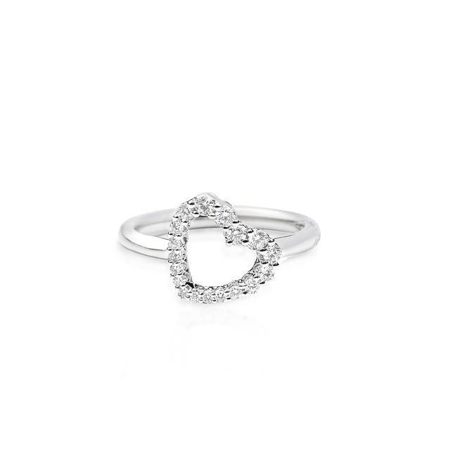 Pierścionek białe złoto RECARLO