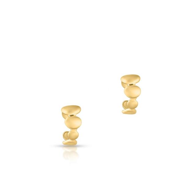 Kolczyki srebrne pozłacane