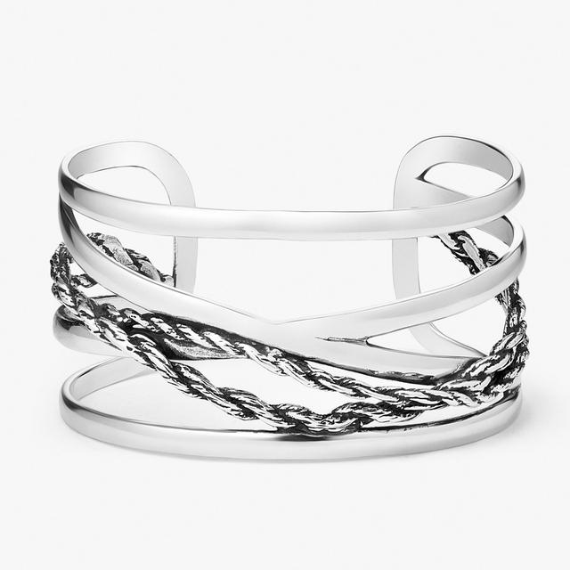 Bransoleta srebrna Freedom Forever