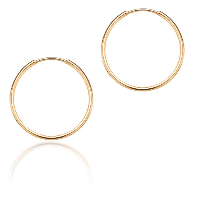 Kolczyki złote koła