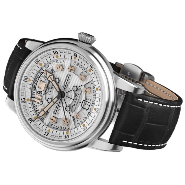 ZEGAREK AVIATOR DOUGLAS DAY-DATE MECA-41 POLSKA EDYCJA