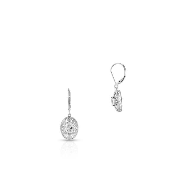 Kolczyki srebrne Ażurowa