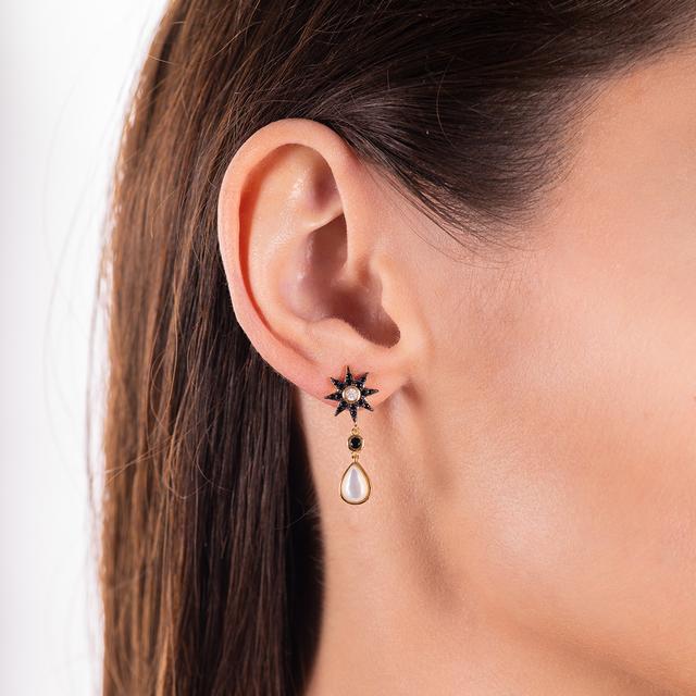 Kolczyki srebrne Alchemia