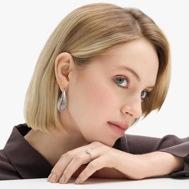 Kolczyki srebrne ażurowe