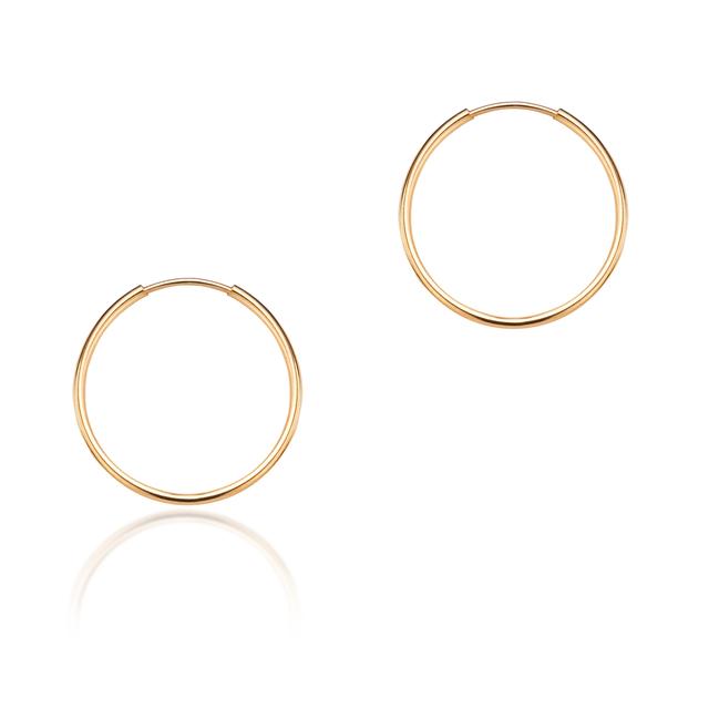 Kolczyki złote koła