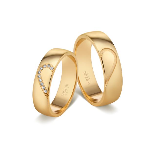 Obrączka złota PECTORA męska