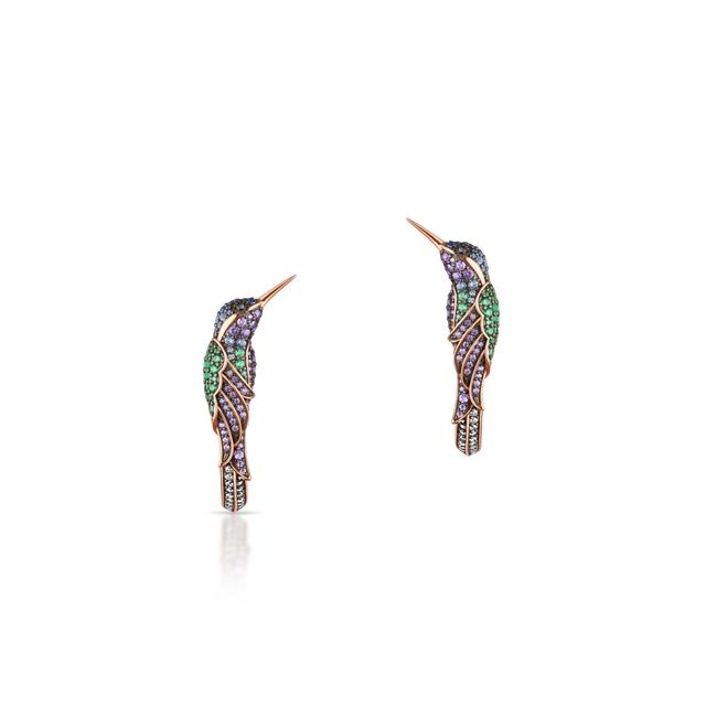 Kolczyki srebrne Preludium