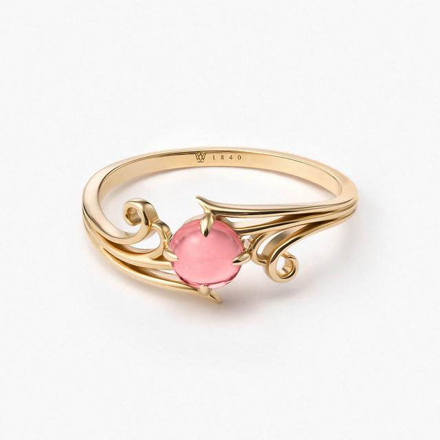 Pierścionek złoty KOI