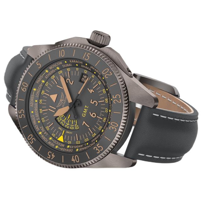 ZEGAREK AVIATOR AIRACOBRA GMT