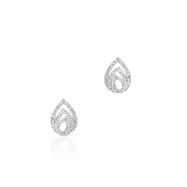 Kolczyki złote z diamentami