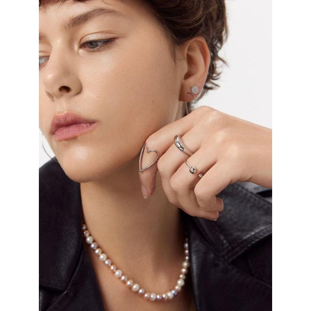 Kolczyki srebrne okrągłe