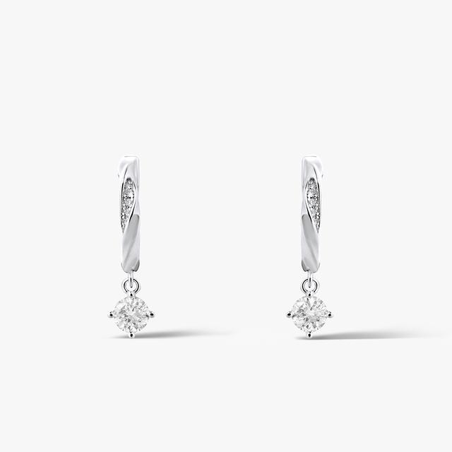 Kolczyki srebrne z cyrkoniami