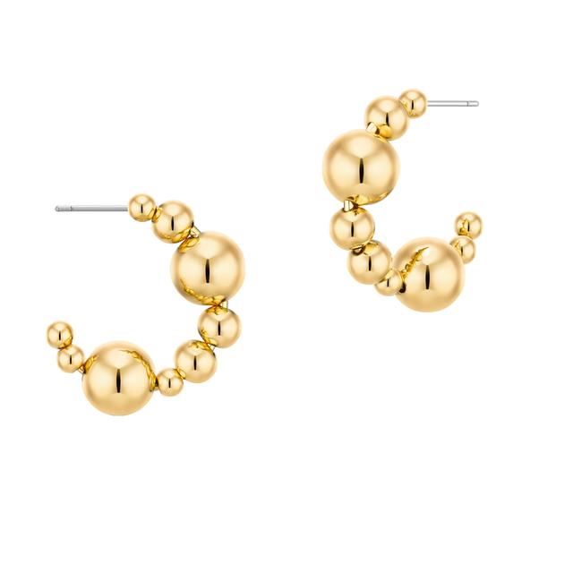 Kolczyki Gold Bubble Tea