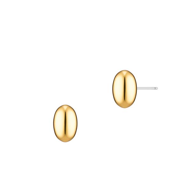 Kolczyki owalne Basics