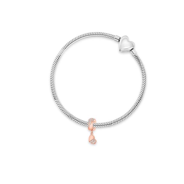 Zawieszka srebrna z motywem serca Lovely Beads