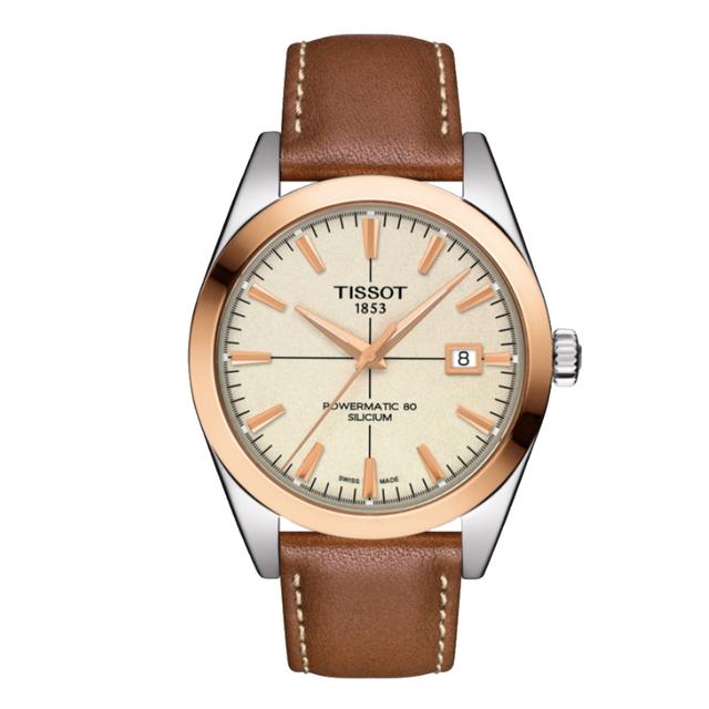 Tissot Gentleman Powermatic 80 Silicium Solid 18k Gold Bezel