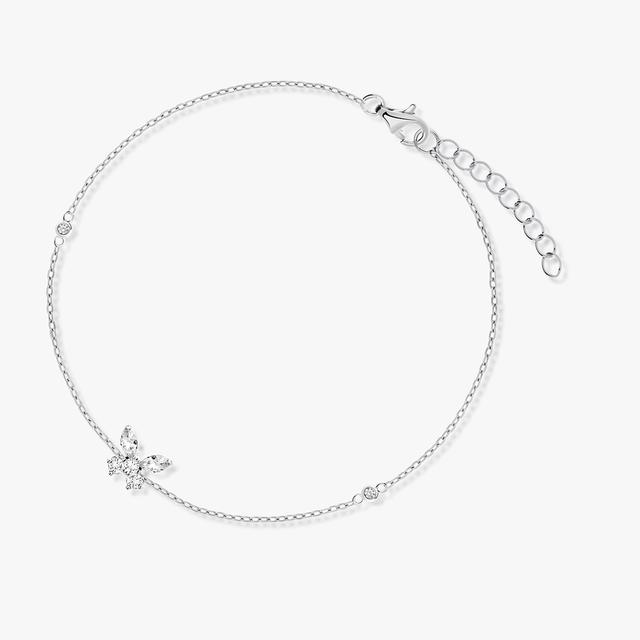Bransoleta srebrna z cyrkoniami