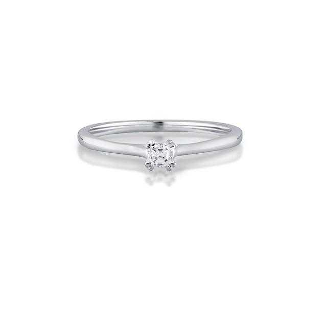 Pierścionek zaręczynowy złoty Królewski