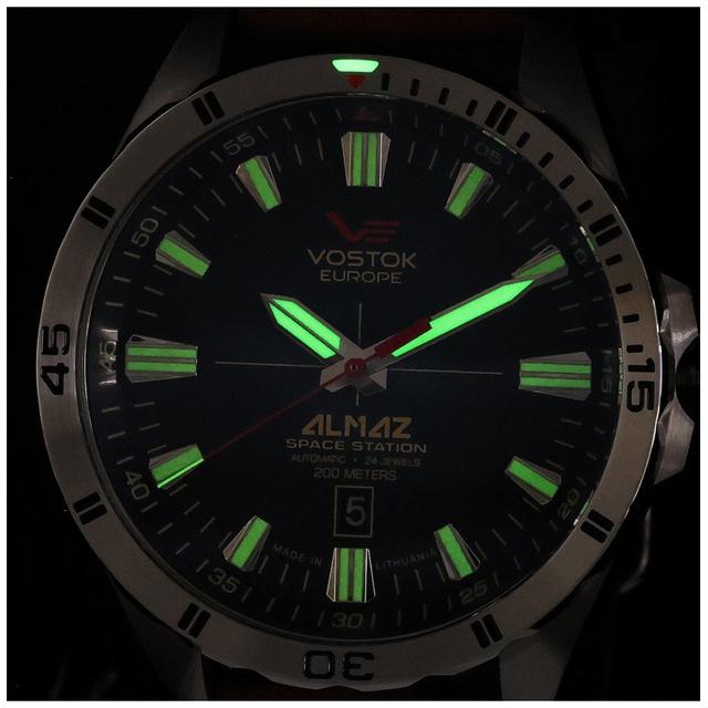 ZEGAREK VOSTOK EUROPE ALMAZ SPACE STATION AUTOMATIC