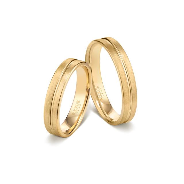 Obrączka złota BELPASSO