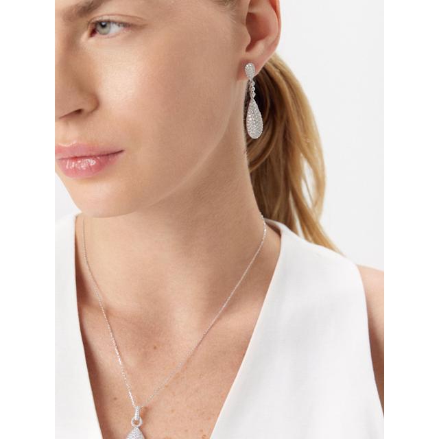 Kolczyki srebrne z cyrkoniami Emblems