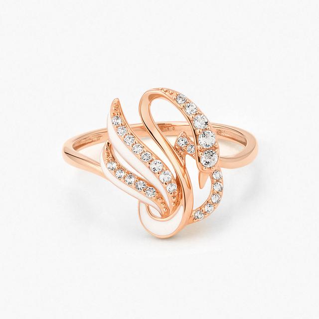 Pierścionek złoty Balerina